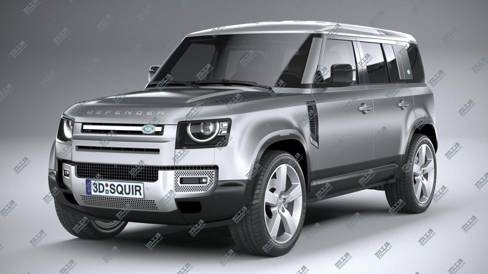 images/goods_img/20210313/Land Rover Defender 110 2020 3D model/4.jpg